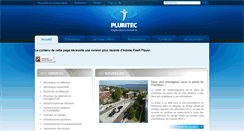 Desktop Screenshot of pluritec.qc.ca